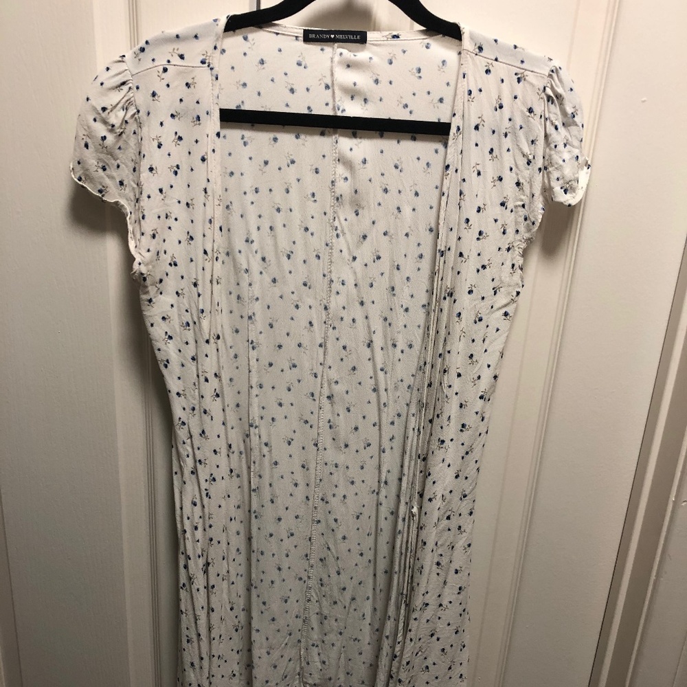 Brandy Melville White Tie Dress